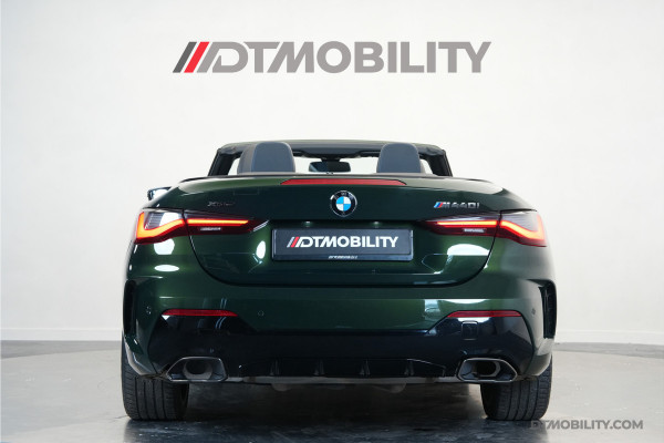 BMW 4 Serie Cabrio M440i xDrive High Executive | Adaptive Cruise Control | Ambient | Sanremo Grün