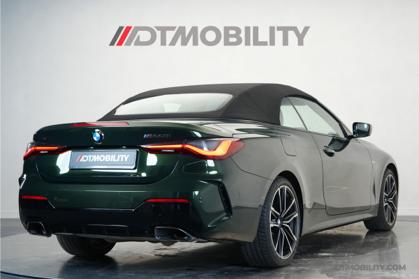 BMW 4 Serie Cabrio M440i xDrive High Executive | Adaptive Cruise Control | Ambient | Sanremo Grün
