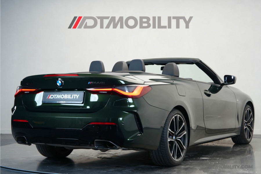 BMW 4 Serie Cabrio M440i xDrive High Executive | Adaptive Cruise Control | Ambient | Sanremo Grün