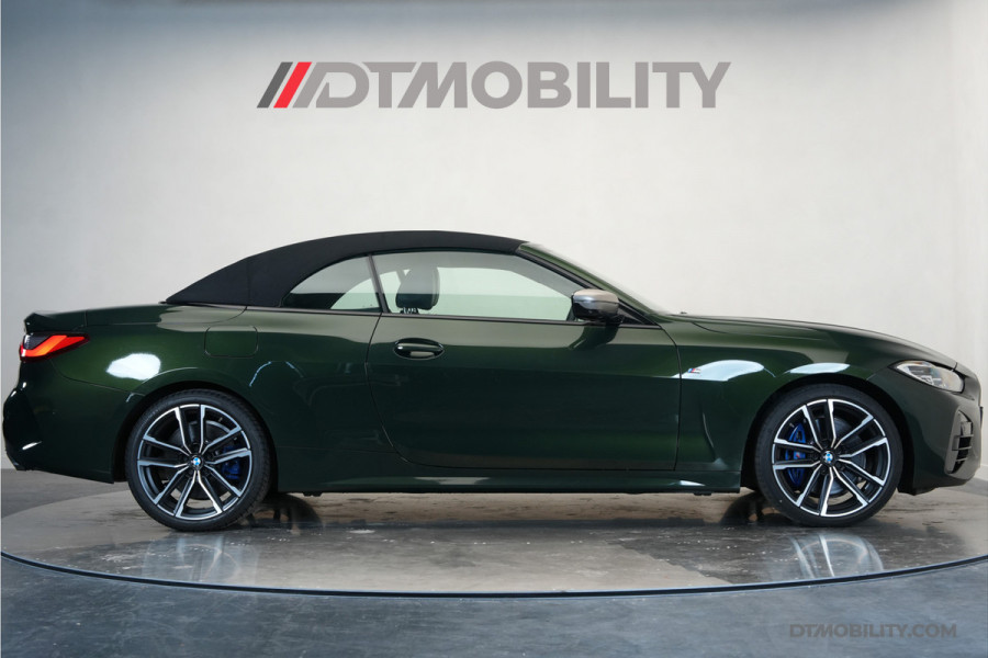 BMW 4 Serie Cabrio M440i xDrive High Executive | Adaptive Cruise Control | Ambient | Sanremo Grün