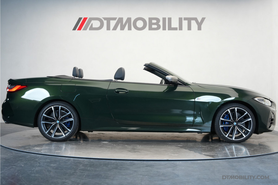 BMW 4 Serie Cabrio M440i xDrive High Executive | Adaptive Cruise Control | Ambient | Sanremo Grün