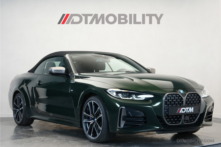 BMW 4 Serie Cabrio M440i xDrive High Executive | Adaptive Cruise Control | Ambient | Sanremo Grün