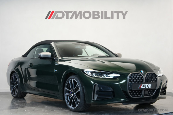 BMW 4 Serie Cabrio M440i xDrive High Executive | Adaptive Cruise Control | Ambient | Sanremo Grün