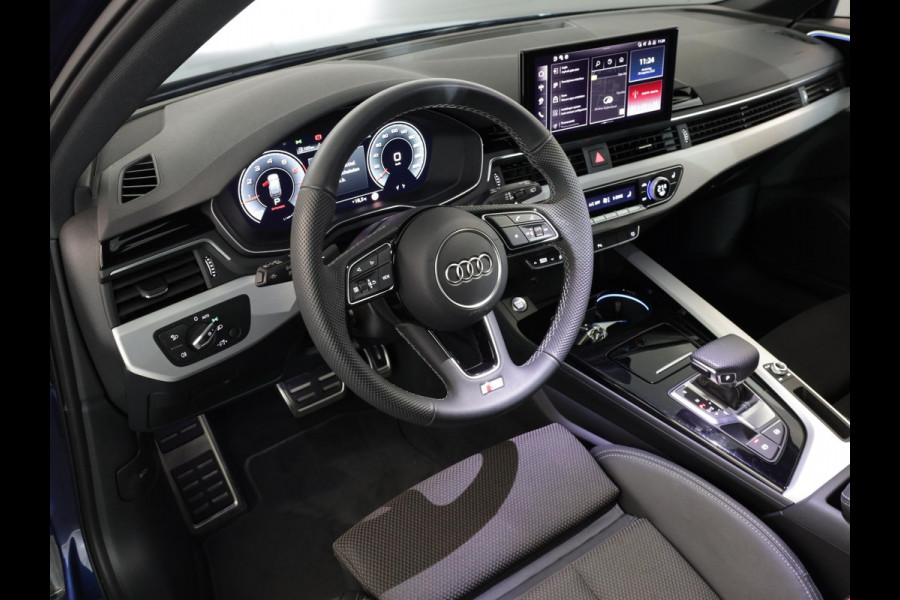 Audi A4 Avant 35 TFSI S edition Competition 150 pk S-tronic| Private lease vanaf €760,- pm | Verlengde garantie | Navigatie | Parkeersensoren | Autom. airco (3 zones) | Stoelverwarming | S-Line |