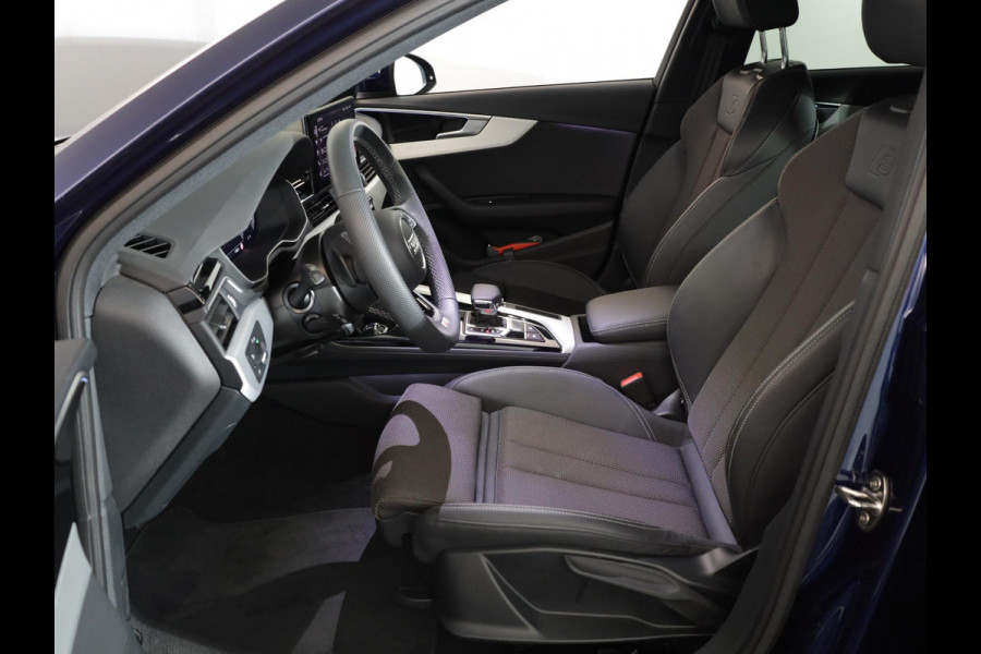 Audi A4 Avant 35 TFSI S edition Competition 150 pk S-tronic| Private lease vanaf €760,- pm | Verlengde garantie | Navigatie | Parkeersensoren | Autom. airco (3 zones) | Stoelverwarming | S-Line |