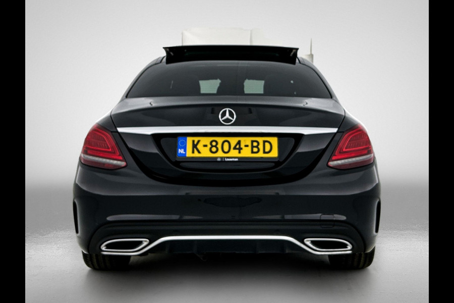 Mercedes-Benz C-Klasse 200 Business Solution AMG Lichtmetalen velgen | Navigatie | Trekhaak | Parking support met camera achter | Inclusief 24 maanden MB Certified garantie voor Europa.