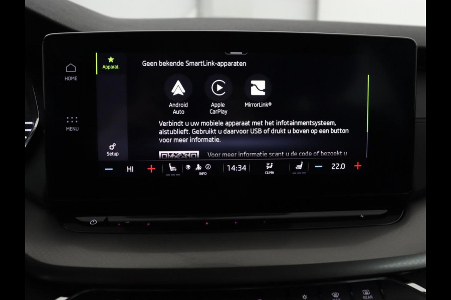 Škoda Octavia 1.0 e-TSI Ambition | Stoelverwarming | Trekhaak | Carplay | Navigatie | Full LED | Parkeerhulp | Cruise control | Climate control | Bluetooth