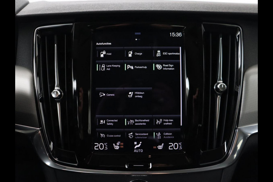 Volvo V90 2.0 T6 Recharge AWD Inscription | Trekhaak | Leder | Stoel & stuurverwarming | Adaptive cruise | Kinderzitjes | Camera | Navigatie | Carplay | Full LED | PHEV | Plug In