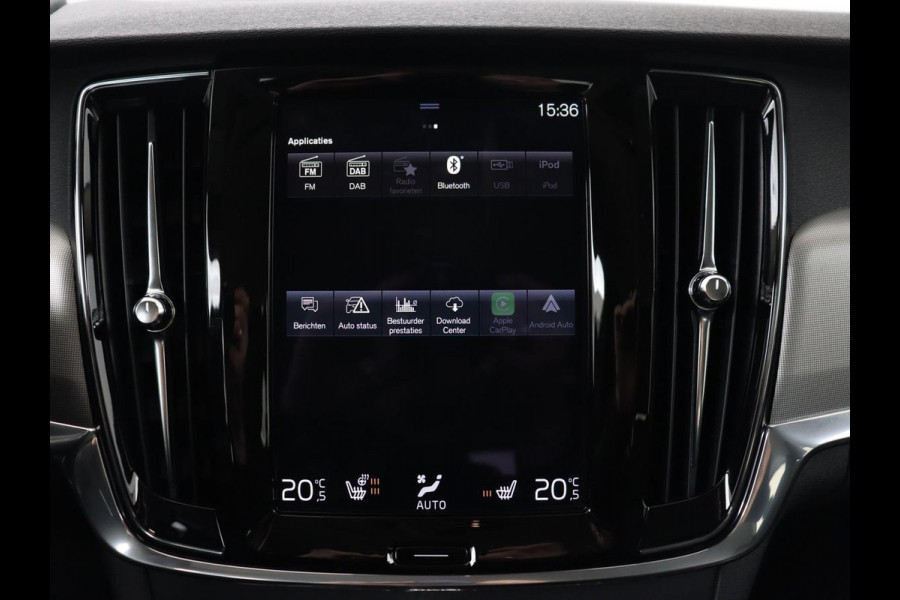 Volvo V90 2.0 T6 Recharge AWD Inscription | Trekhaak | Leder | Stoel & stuurverwarming | Adaptive cruise | Kinderzitjes | Camera | Navigatie | Carplay | Full LED | PHEV | Plug In