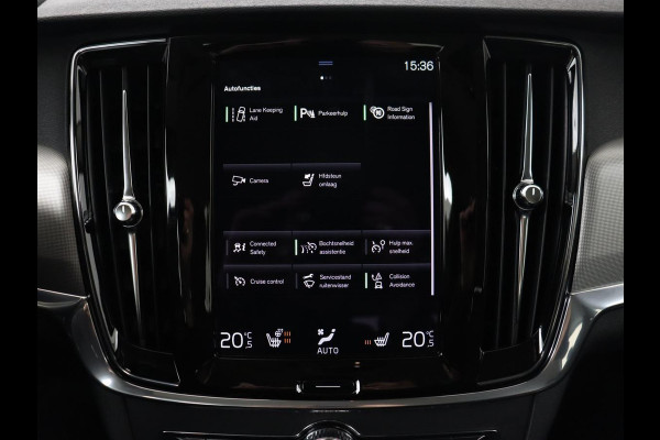 Volvo V90 2.0 T6 Recharge AWD Inscription | Trekhaak | Leder | Stoel & stuurverwarming | Adaptive cruise | Kinderzitjes | Camera | Navigatie | Carplay | Full LED | PHEV | Plug In