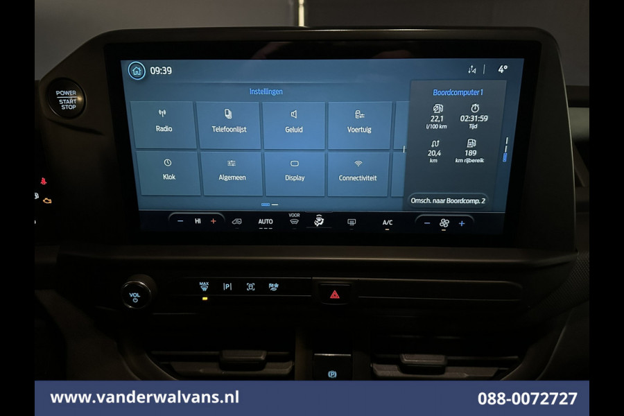 Ford Transit Custom 2.0 TDCI 136pk L1H1 Euro6 Airco | Camera | LED | Apple Carplay | Cruisecontrol Android Auto, Verwarmde voorruit, Parkeersensoren, Bijrijdersbank
