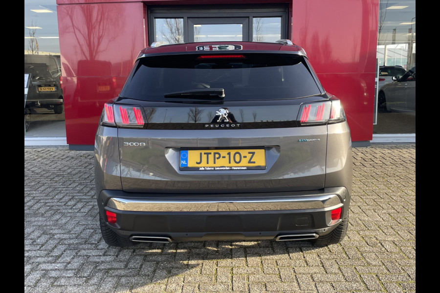 Peugeot 3008 1.6 HYbrid4 300 GT | Camera 360 | Panoramadak | Apple/Android CarPlay