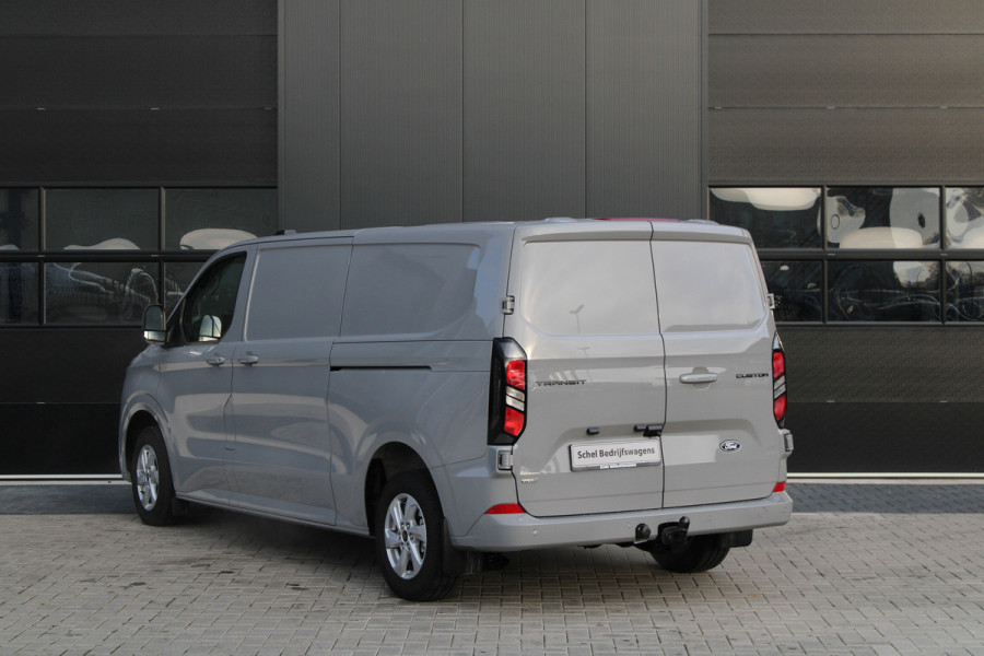 Ford Transit Custom 320 2.5 PHEV L2H1 Limited 232pk - 2x Schuifdeur - Trekhaak - Stoel/Stuurverwarming - ACC - Blindspot - Keyless - Rijklaar