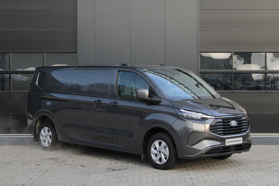 Ford Transit Custom 320 2.5 PHEV L2H1 Limited 232pk - 2x Schuifdeur - Trekhaak - Stoel/Stuurverwarming - ACC - Blindspot - Keyless - Rijklaar