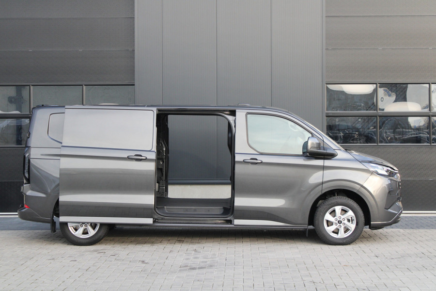 Ford Transit Custom 320 2.5 PHEV L2H1 Limited 232pk - 2x Schuifdeur - Trekhaak - Stoel/Stuurverwarming - ACC - Blindspot - Keyless - Rijklaar