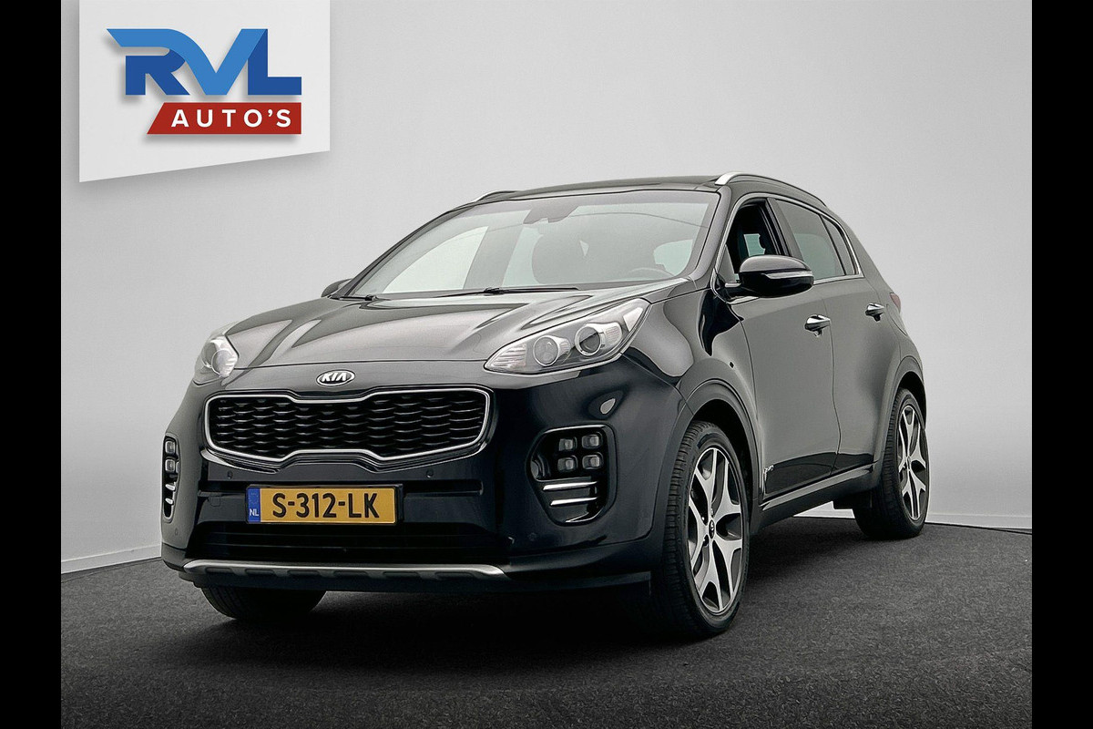 Kia Sportage 1.6 T-GDI 4WD GT-Line Automaat Carplay Trekhaak Leder Camera Panorama-dak