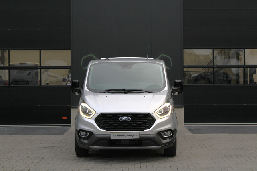 Ford Transit Custom 320 2.0 TDCI L2H1 Active DC 2x Schuifdeur - Trekhaak - Stoelverwarming - ACC - Blindspot - Carplay - Bi-Xenon - Rijklaar