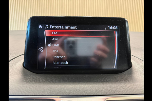 Mazda 3 2.0 SkyActiv-G 120 GT-M ACC CAMERA PARKEERSENSOREN VOOR EN ACHTER NAVI STUUR/STOELVERWARMING DODEHOEKSBEWAKING