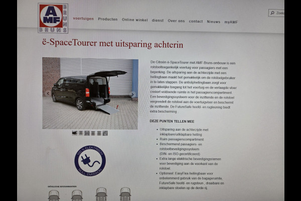 Citroën Ë-Spacetourer XL L3 75kWh Rolstoelauto / Rolstoelbus 7-Persoons met Bodemverlaging