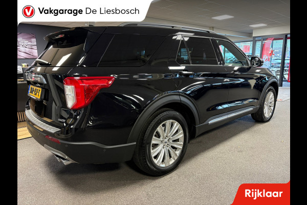 Ford Explorer 3.0 V6 EcoBoost PHEV Platinum 7 persoons / 360 camera / stoel verwarming + koeling / Panorama