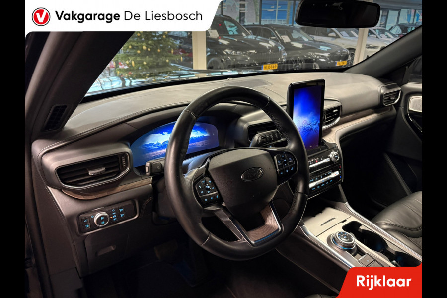 Ford Explorer 3.0 V6 EcoBoost PHEV Platinum 7 persoons / 360 camera / stoel verwarming + koeling / Panorama