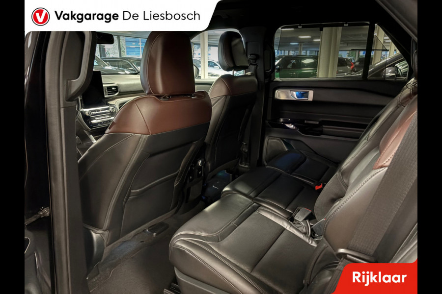 Ford Explorer 3.0 V6 EcoBoost PHEV Platinum 7 persoons / 360 camera / stoel verwarming + koeling / Panorama