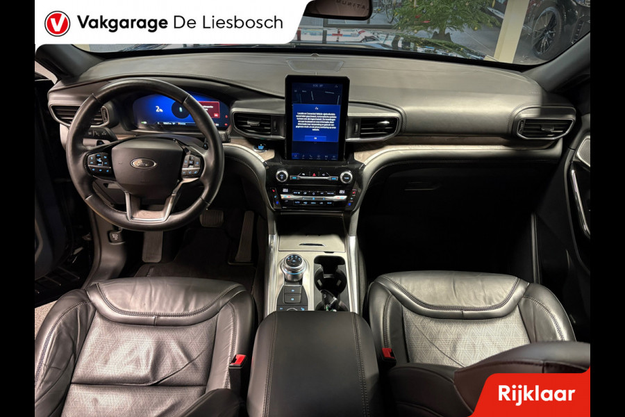 Ford Explorer 3.0 V6 EcoBoost PHEV Platinum 7 persoons / 360 camera / stoel verwarming + koeling / Panorama