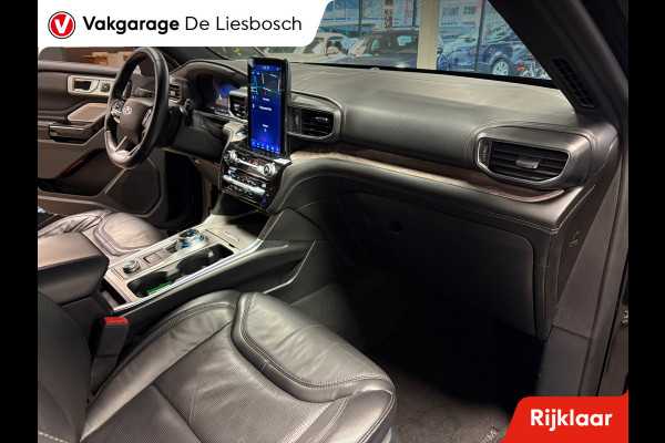 Ford Explorer 3.0 V6 EcoBoost PHEV Platinum 7 persoons / 360 camera / stoel verwarming + koeling / Panorama