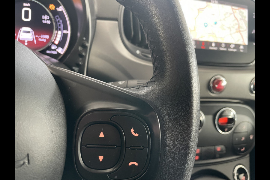 Fiat 500 0.9 TwinAir Turbo Sport Mat Groen Airco -  Cruise control - Bluetooth - Groot navigatiesysteem - Mistlampen voor - Licht metalen velgen 16 inch - Start/stop systeem - Stuur leder - Stuur multifunctioneel - Centrale deurvergrendeling met afstandsbediening
