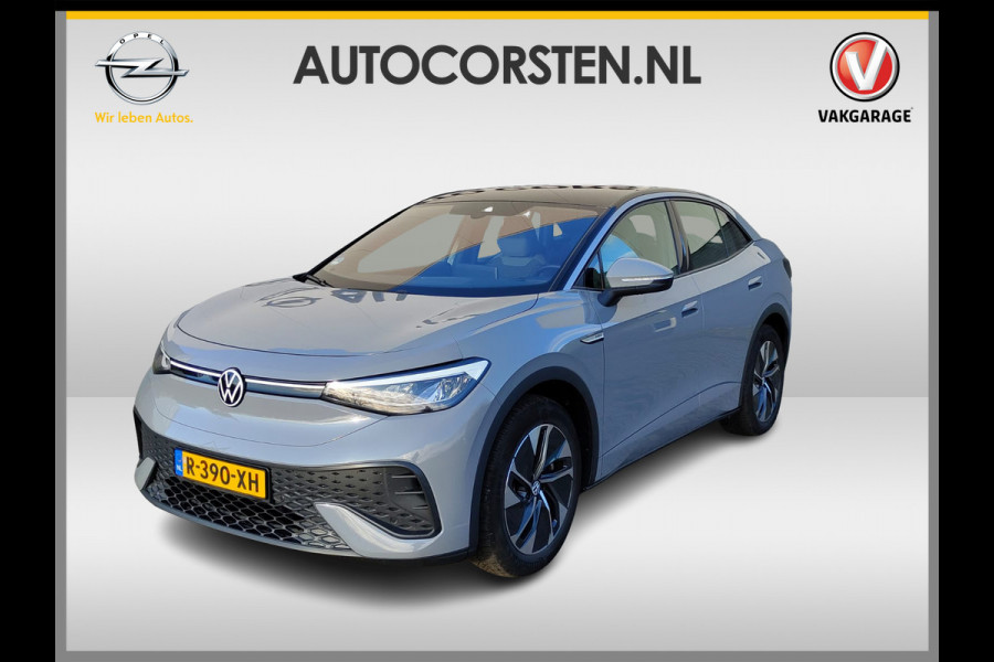 Volkswagen ID.5 Pro 77kWh SOH 98%!! Warmtepomp Afn-Trekhaak Adaptive-Cruise HUD Camera Navi 19"Lm Parkassist PDC-a+v Apple Android Carplay App-C Rijstrooksensor+Correctie Airco-Achter Stoel+Stuur+Vooraam+ruitensproeiers+wisserbl.-Verwarmd Head-up-Display Draadloze-lader Front Assist Voice-Command Keyless-Start Verkeersbordherk. AEB ESP BotsWaarsch. Two-Tone-lak Orig.NLse auto € 54.000 nieuw