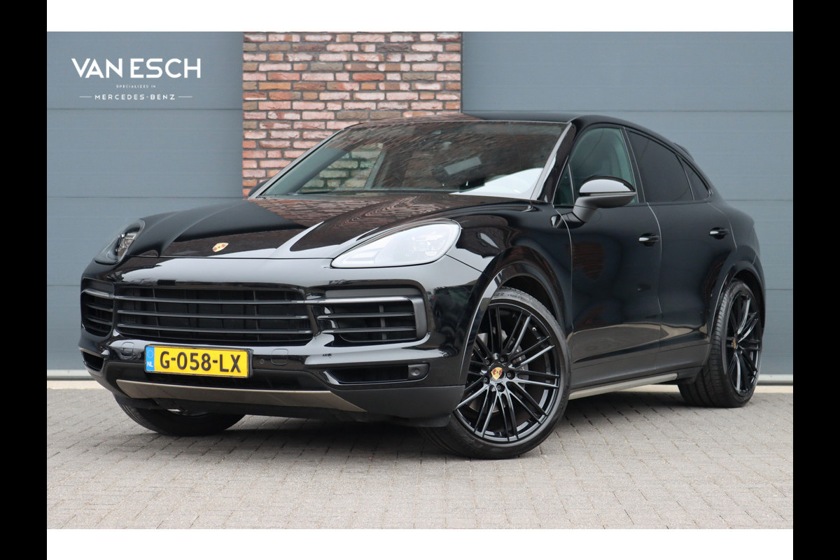 Porsche Cayenne Coupé 3.0 Aut8 | Luchtvering | Panoramadak | BOSE | Trekhaak | Leder | Memory | Stoelverwarming V+A | PDLS | Sport-Chrono-pakket | Soft-Close | Verwarmd Stuurwiel |