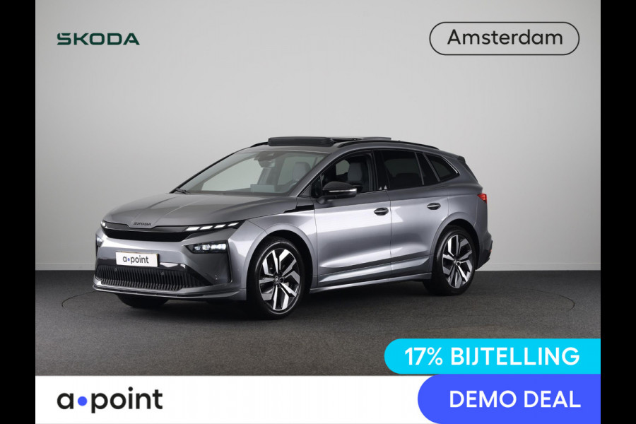 Škoda Enyaq 85 Sportline 286pk | Panoramadak | Adaptive Cruise | Blind Spot | Stoelverwarming | Camera