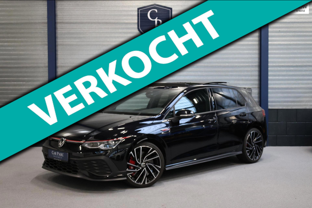 Volkswagen Golf 2.0 TSI GTI Clubsport 301+PK LED+IQ/PANO/HALF LEER+ALCANTARA+S.VERWARMING/19"/CAM/LINE/ACC/ECC/12 MND GARANTIE!