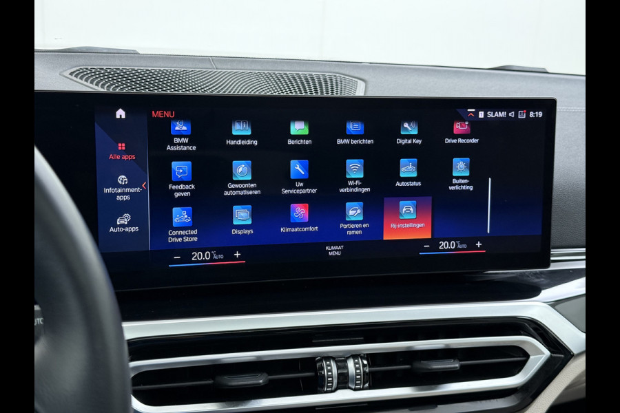 BMW i4 eDrive40 340pk High Executive 84kWh SOH 99% Pano-Dak/Hefdak SportSt+Leer+(Stuur+)Verwarmd 360°Camera Adaptive-Cruise+s&go Park-A Semi-Autopilot Drive-Assist-pro Active-Guard-Plus Elektr.Achterklep Draadl-Lader BAS ESP BMW Individual interieurlijsten Pianolak schwarz BMW Individual Exterieur Line Aluminium satiniert BMW Copilot-pack Dodehoekdetectie/correctie, Kruisend-verkeer-Detectie, rijstrooksensor met correctie, rondomzicht camera, uitwijk assistent) 0-100 5,6 sec. 1600kg trekvermogen! € 73.000 nieuw