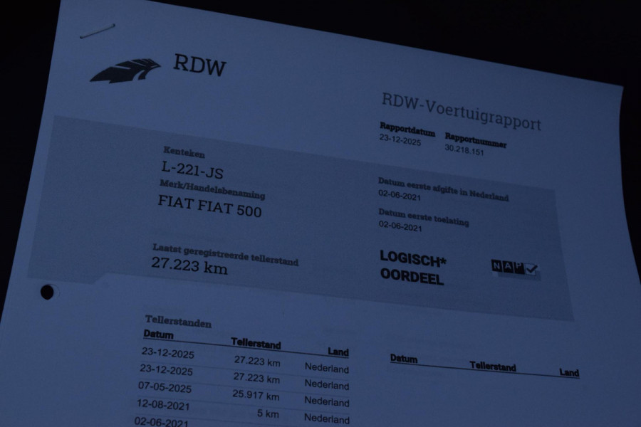 Fiat 500C 1.0 Hybrid Hey Google|Sport|Beats|Carplay