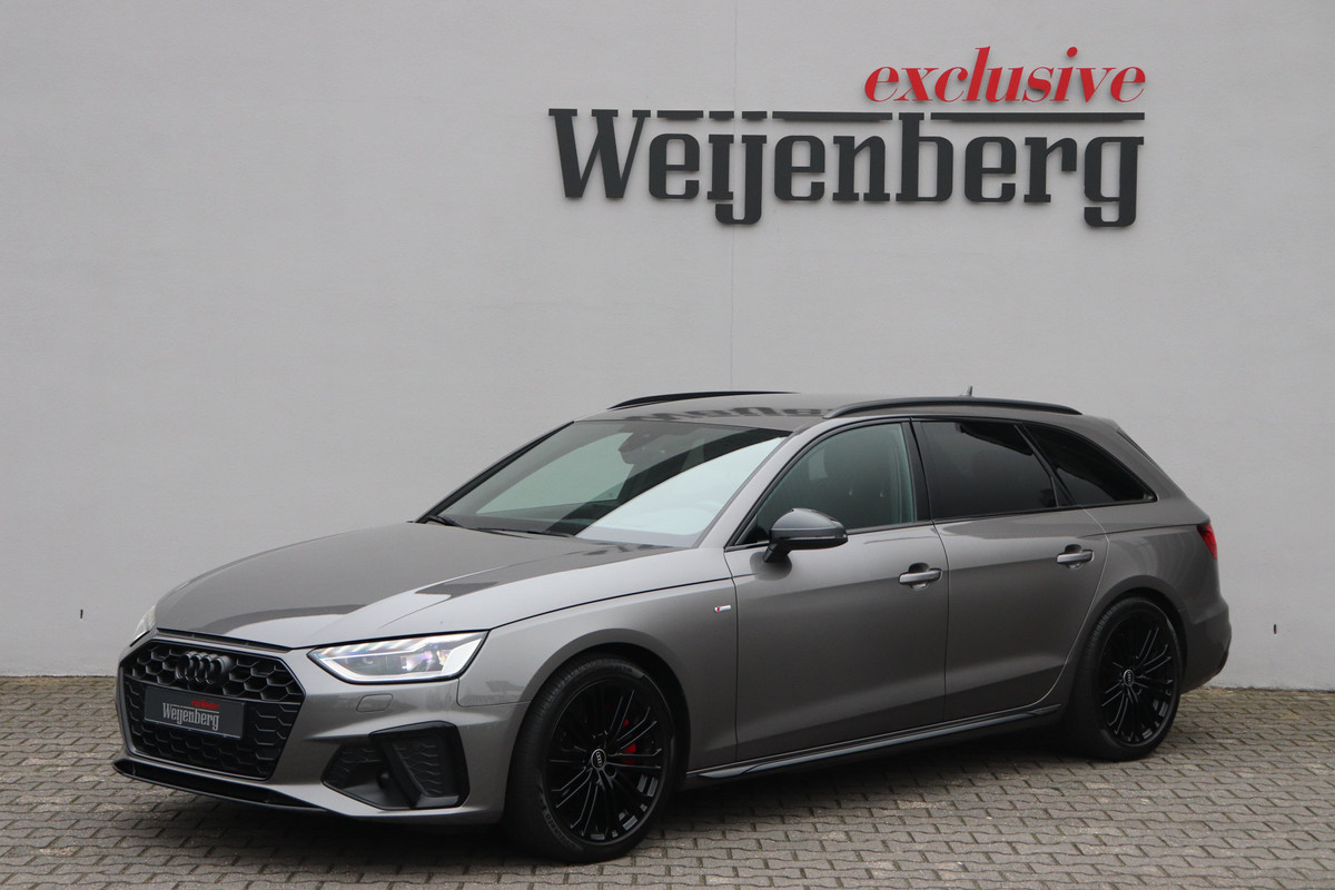 Audi A4 Avant 45 TFSI Quattro S-line Black Optic Massage HU Disp. Matrix Trekhaak