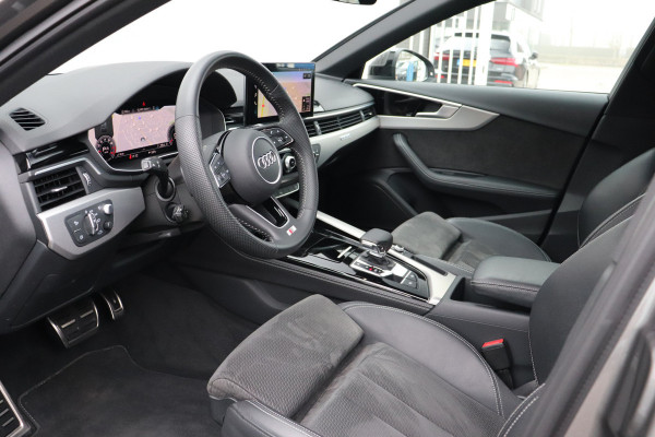 Audi A4 Avant 45 TFSI Quattro S-line Black Optic Massage HU Disp. Matrix Trekhaak