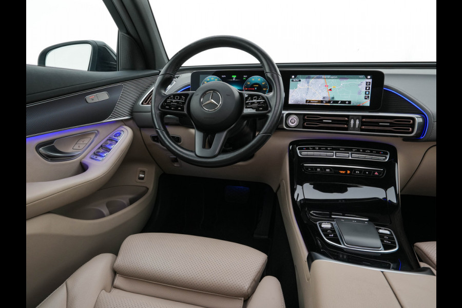 Mercedes-Benz EQC 400 4MATIC Business Solution 80 kWh {SOH-93%} (INCL-BTW) Aut *PANO | LEATHER | DIGI-WIDESCREEN | MEMORY-PACK | TOPVIEW | KEYLESS | HEATED-SPORTSEATS | DAB+ | PRIVACY-GLASS | TOWBAR | AMBIENTLIGHT | SHIFTPADDLES | 19' ALU*