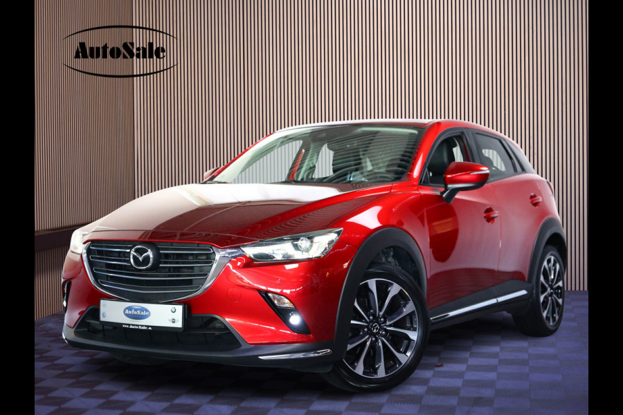Mazda CX-3 2.0 SkyActiv-G 120 GT-M AUT HUD NAV LEDER CAM XENON STOELVW '18