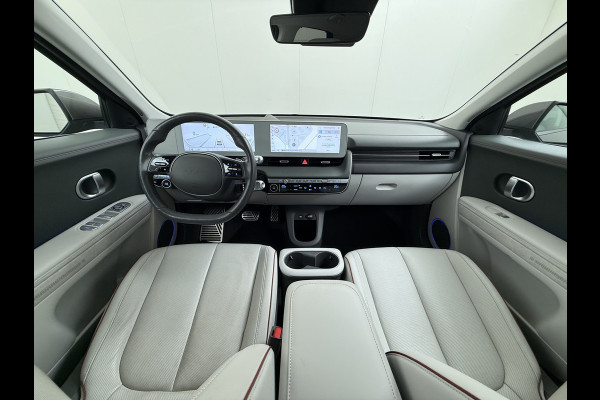Hyundai IONIQ 5 58 kWh SOH 100% Leer 19"lm Camera Connect+ Warmtepomp Elektr.Stoelen+Stuur-Verwarmd Adaptive-Cruise- Head-up display Bose-HiFi N LED-v/a Blindspot Dodehoekass Grootlicht-assistent Subwoofer Ecall 800V Systeem V2L ondersteuning (3,6kw)
