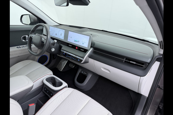 Hyundai IONIQ 5 58 kWh SOH 100% Leer 19"lm Camera Connect+ Warmtepomp Elektr.Stoelen+Stuur-Verwarmd Adaptive-Cruise- Head-up display Bose-HiFi N LED-v/a Blindspot Dodehoekass Grootlicht-assistent Subwoofer Ecall 800V Systeem V2L ondersteuning (3,6kw)