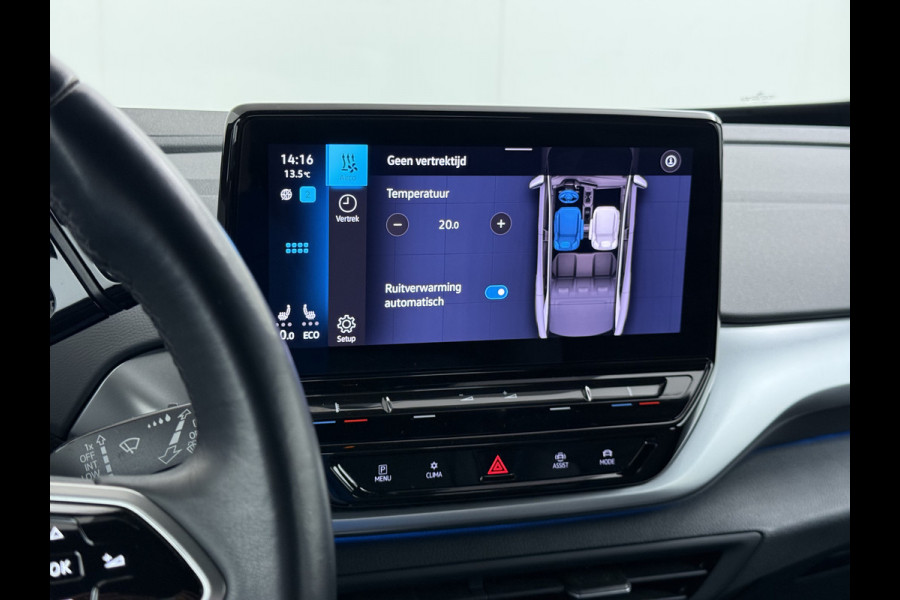 Volkswagen ID.4 SOH 92% Trekhaak Adap.Cruise Navi Ecc Apple Carplay Android Auto Stoel+Stuurverwarming Pdc Ecc DAB Smart Climate Comfort Pakket Rijstrooksensor Led Verwarmde Voorruit 1e Eigenaar Origineel Nederlandse Auto 55kWh pure € 42.000 nieuw!