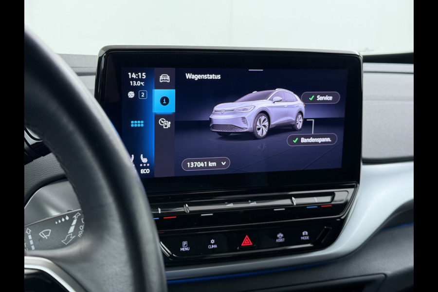Volkswagen ID.4 SOH 92% Trekhaak Adap.Cruise Navi Ecc Apple Carplay Android Auto Stoel+Stuurverwarming Pdc Ecc DAB Smart Climate Comfort Pakket Rijstrooksensor Led Verwarmde Voorruit 1e Eigenaar Origineel Nederlandse Auto 55kWh pure € 42.000 nieuw!