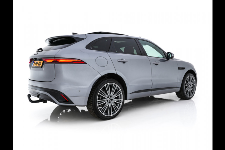 Jaguar F-Pace 2.0 P400e PHEV R-Dynamic HSE AWD ( Plug-in ) (INCL-BTW) Aut. *PANO | LEATHER | MERIDIAN-SOUND | FULL-LED | TOPVIEW | BLINDSPOT | KEYLESS | DAB+ | HEATED-COMFORTSEATS | NAVI-FULLMAP | DIGI-COCKPIT | HEAD-UP | PRIVACYGLASS | TOWBAR | 22"*