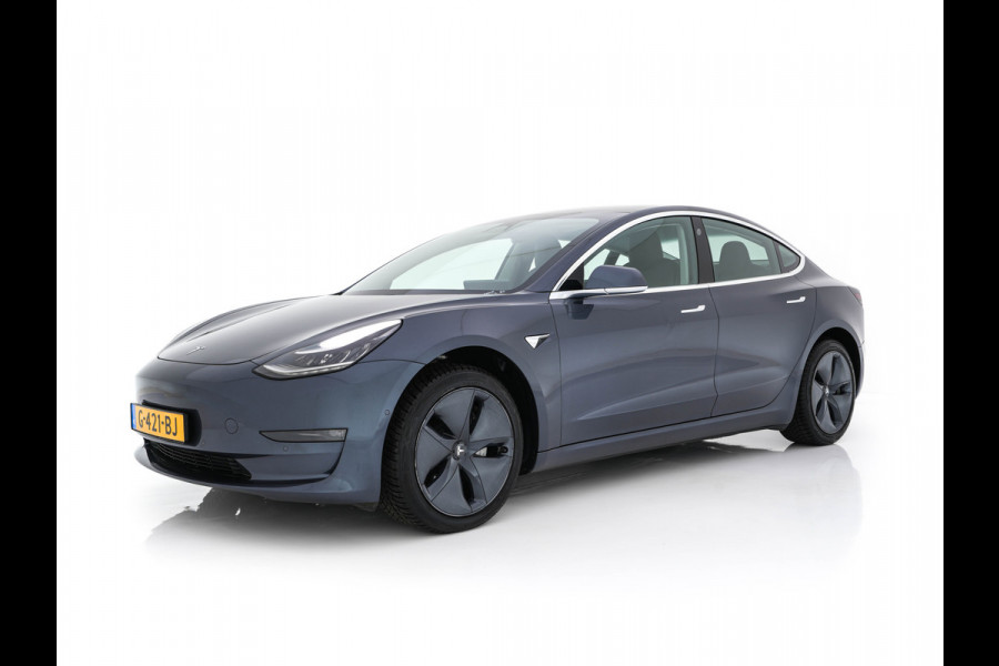 Tesla Model 3 Standard RWD Plus 60 kWh [ 3-Fase ] {SOH-88%} (INCL-BTW) Aut. *PANO | AUTO-PILOT | LEATHER | KEYLESS | FULL-LED | MEMORY-PACK | SURROUND-VIEW | DAB | CARPLAY | DIGI-COCKPIT | LANE-ASSIST | COMFORT-SEATS | 18"ALU*