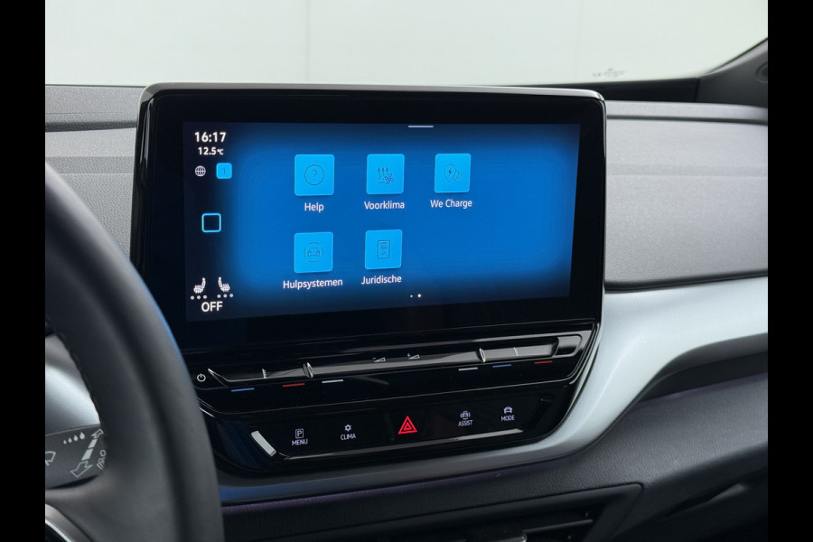 Volkswagen ID.4 204pk First 77kWh SOH 90% Leer/Alcantara Adap.Cruise Navi Ecc Camera Apple Carplay Android Pdc Lmv 20" Stoelverwarming Led Bordherkenning Voor-Klimatisering App-Connect  E-sound Front-Assist Origineel Nederlandse Auto Zeer Compleet 1e eigenaar
