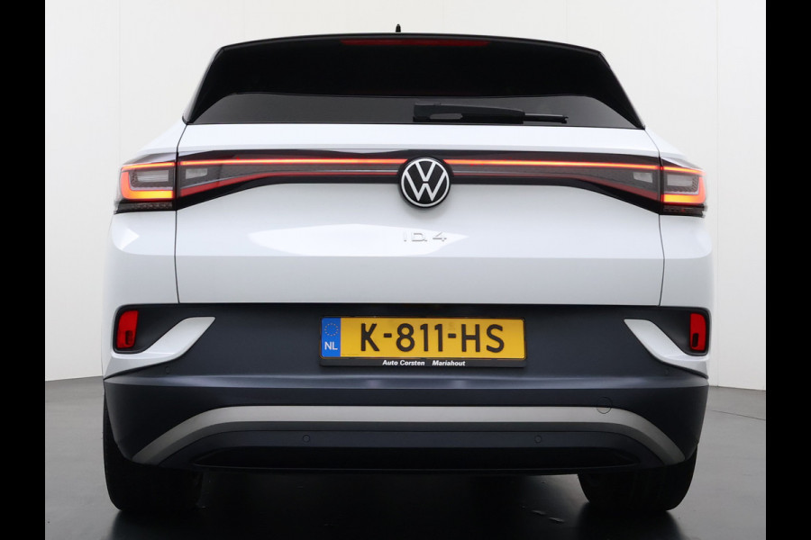 Volkswagen ID.4 204pk First 77kWh SOH 90% Leer/Alcantara Adap.Cruise Navi Ecc Camera Apple Carplay Android Pdc Lmv 20" Stoelverwarming Led Bordherkenning Voor-Klimatisering App-Connect  E-sound Front-Assist Origineel Nederlandse Auto Zeer Compleet 1e eigenaar