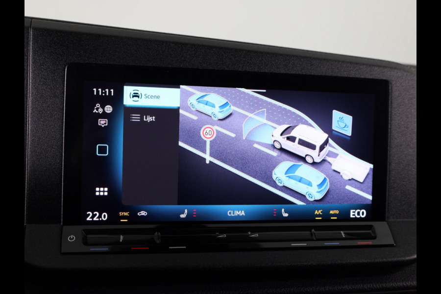 Volkswagen Caddy 1.5 TSI eHybride PAN Americana 115 pk Automaat (DSG) | Navigatie | Panoramadak | Trekhaak | Parkeersensoren (Park assist) | Achteruitrijcamera | LED koplampen | Adaptieve cruise control | Stoelverwarming |