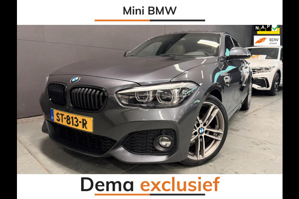 BMW 1-serie 118i M-SPORT NAVI/SCHUIFDAK/LED/DAB/LEDER/ECC/PDC/CRUISE///