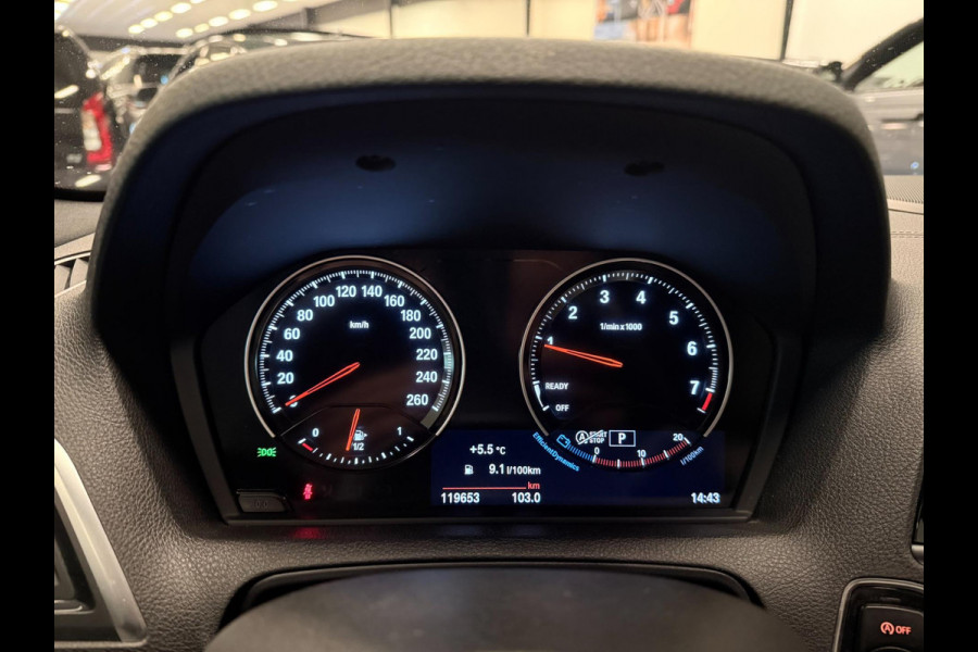 BMW 1-serie 118i M-SPORT NAVI/SCHUIFDAK/LED/DAB/LEDER/ECC/PDC/CRUISE///
